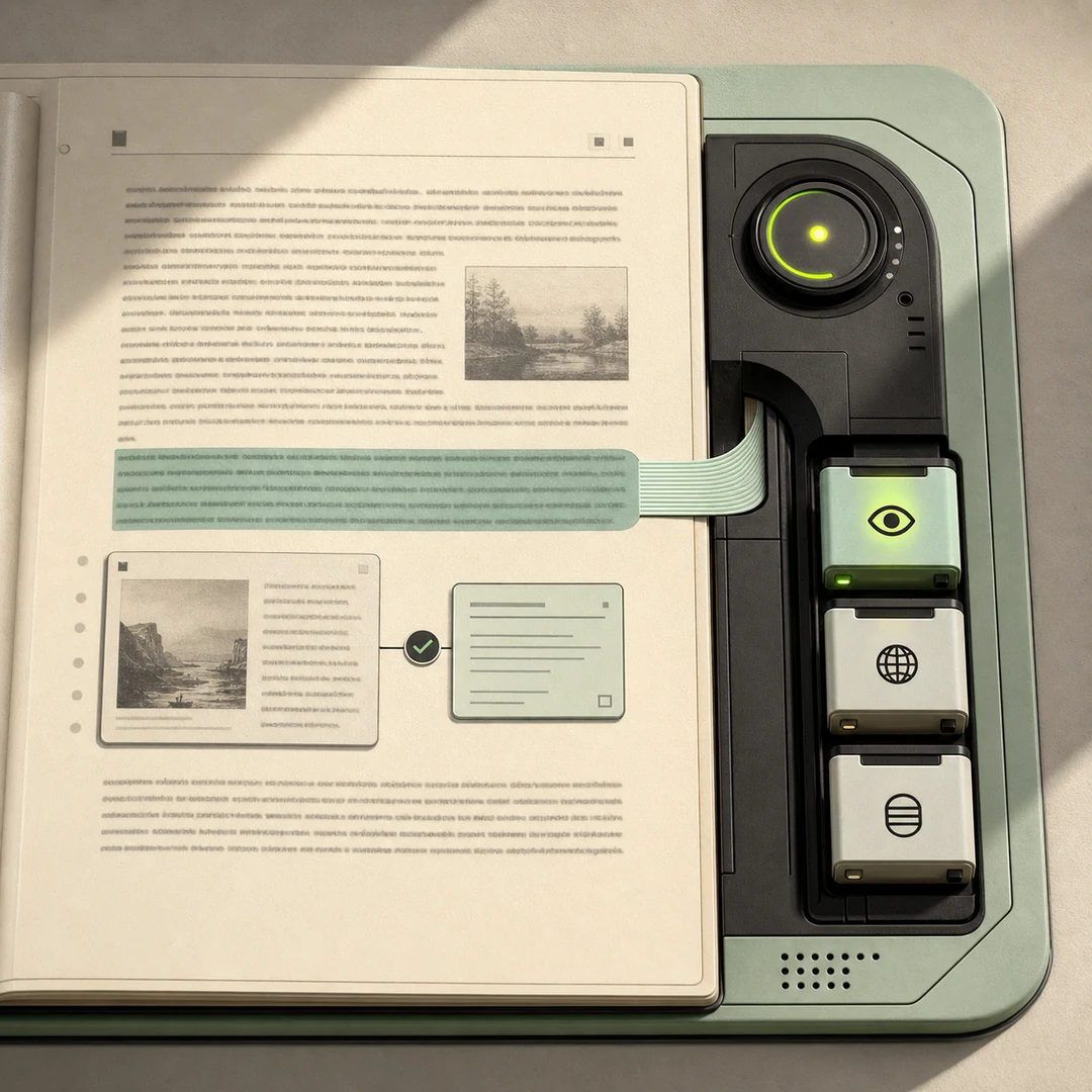 An embedded reading agent using page context and specialized tools