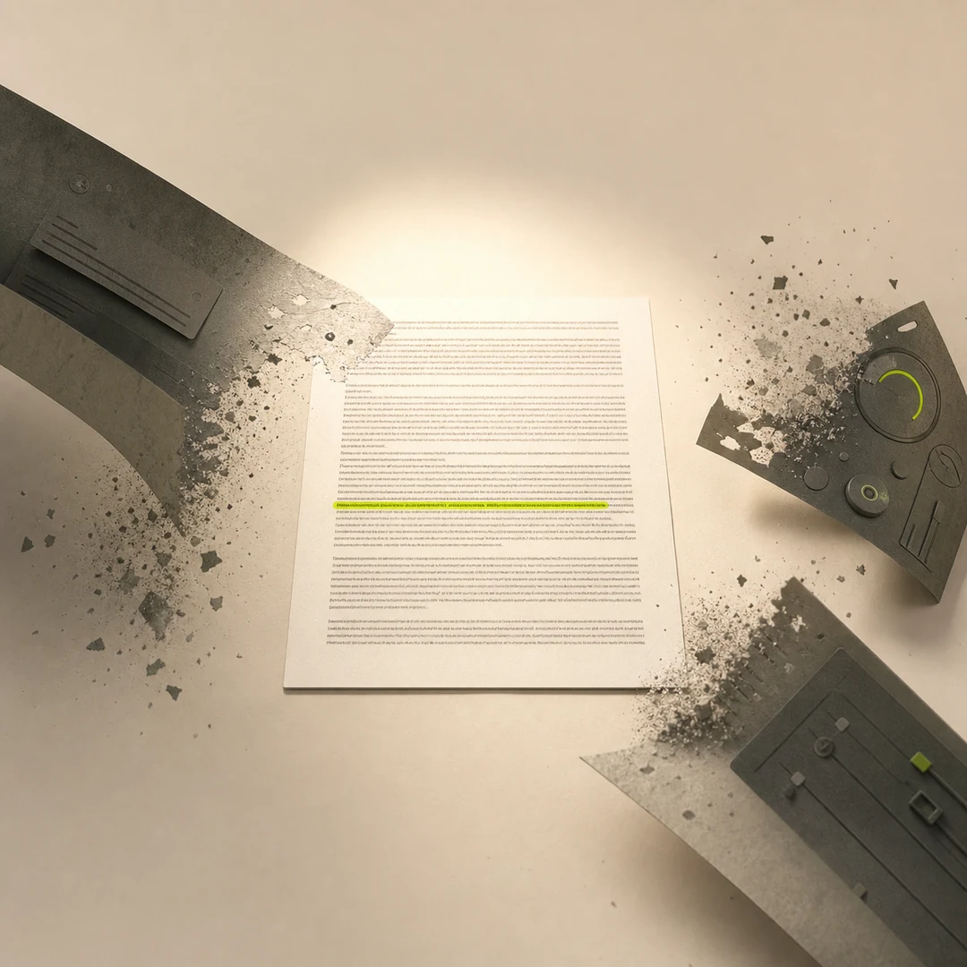 A quiet reading page with the surrounding interface moved aside